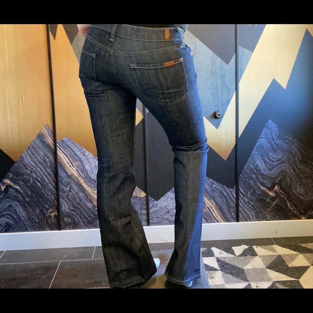 7 for all mankind bootcut jeans size 28